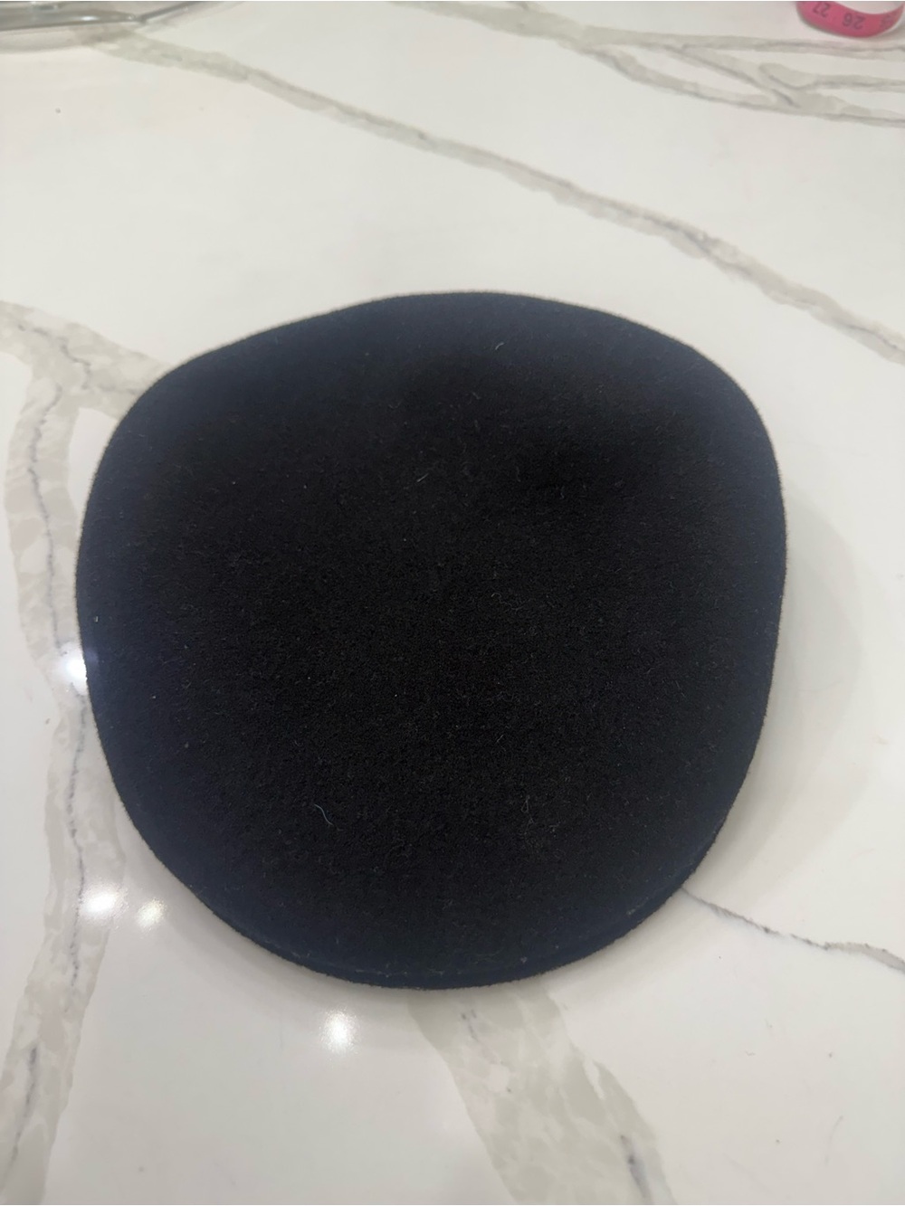 Kangol Black Wool Kangaroo Logo Hat
